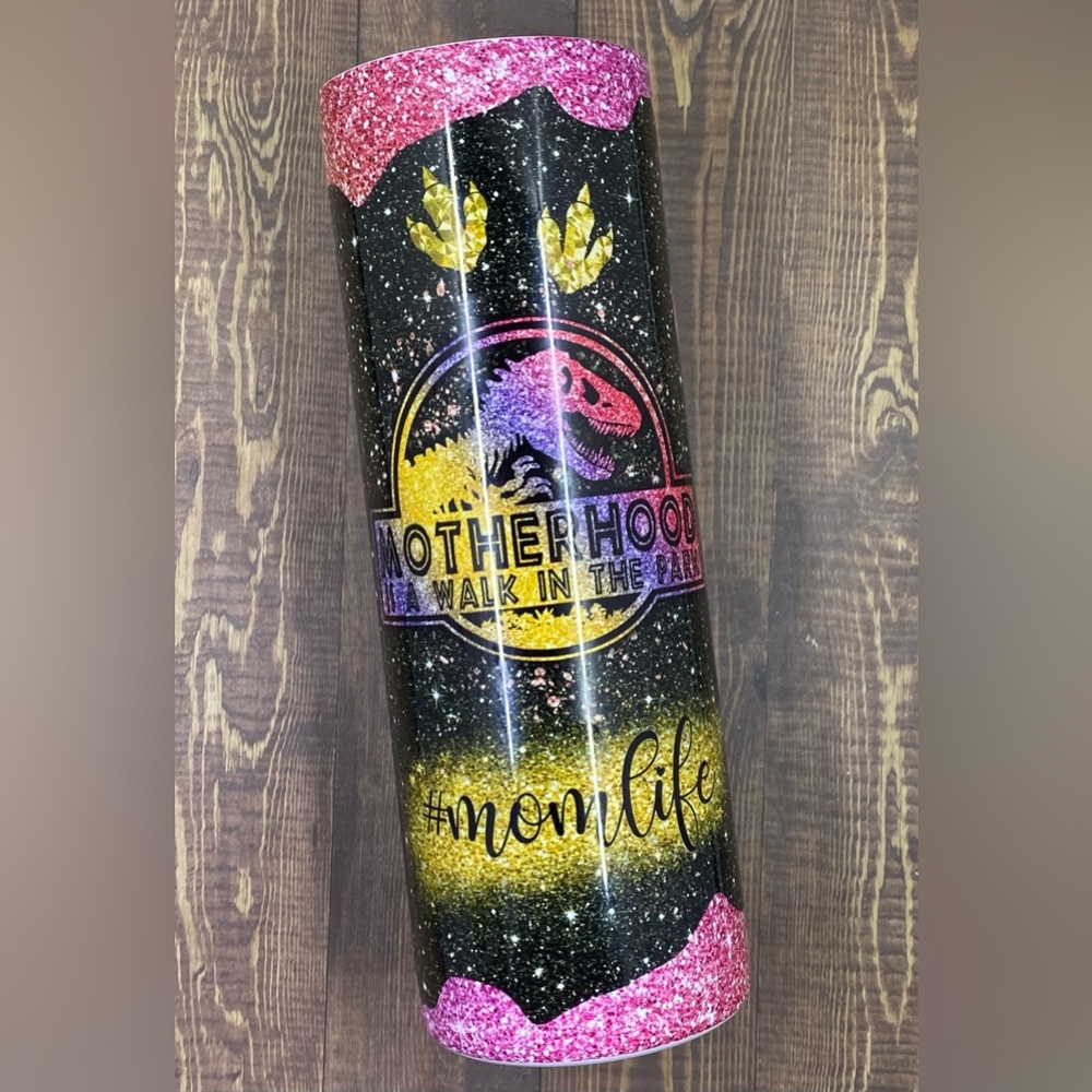 CLEARANCE~Motherhood is a Walk in the Park- 20oz stainless steel tumbler